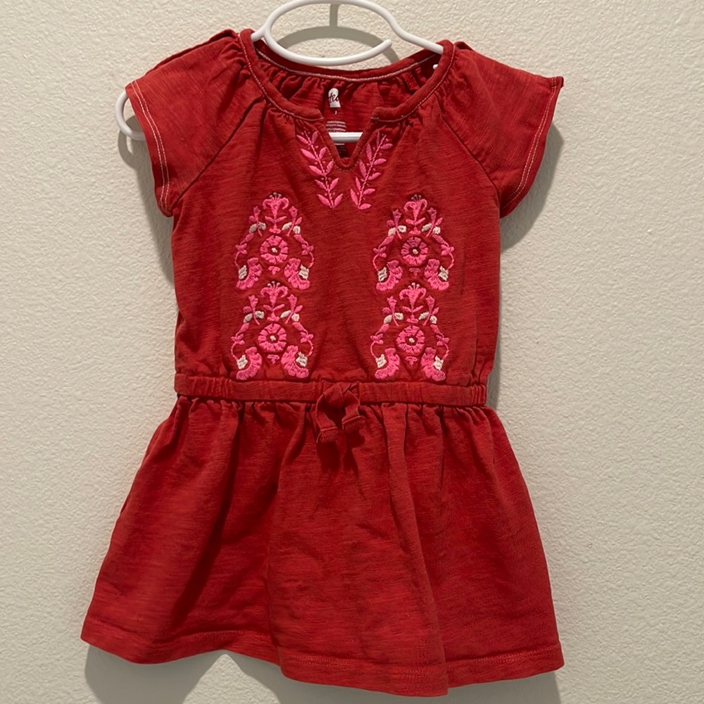 Red Tea Cotton dress